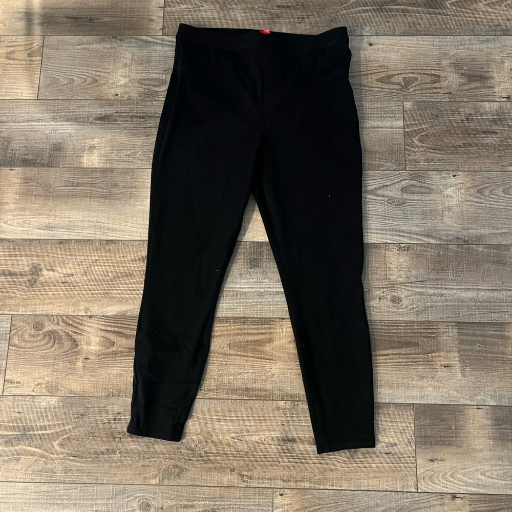 SPANX Black High-Waist Leggings